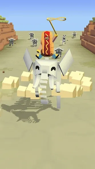 Rodeo Stampede: Sky Zoo Safari [MOD: безлимитные деньги и ресурсы] Screenshot 2