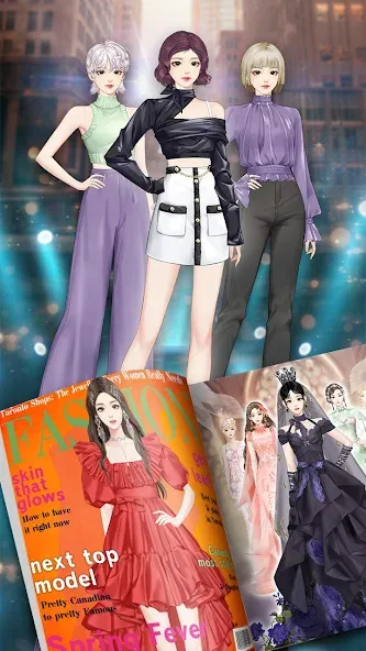 Fashion City：Style&amp;Dress Up [MOD: безлимитные деньги и алмазы] Screenshot 4