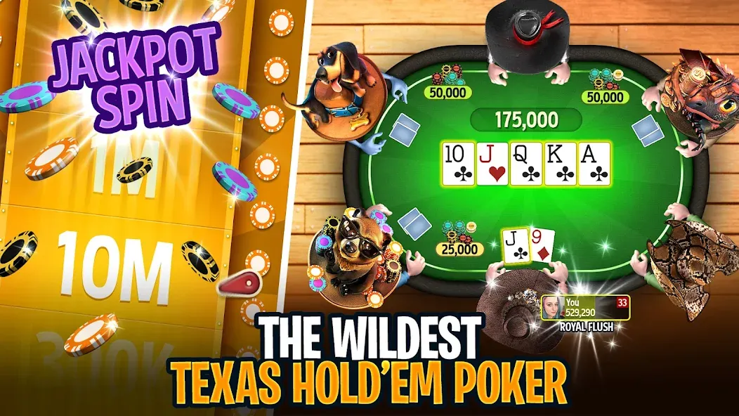 Governor of Poker 3 - Texas [MOD: безлимитные деньги и фишки] Screenshot 1