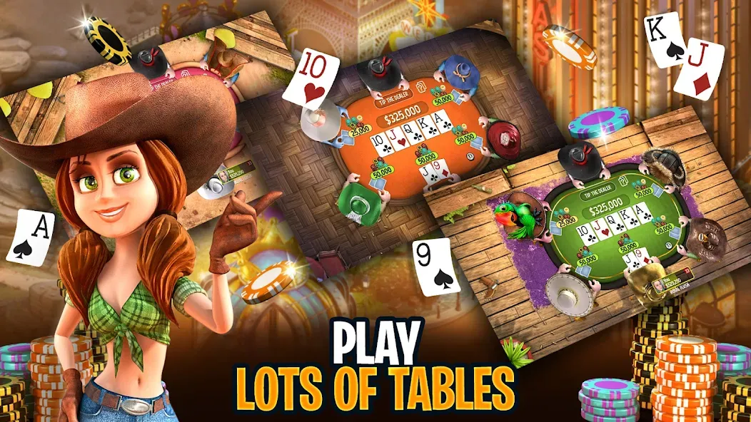 Governor of Poker 3 - Texas [MOD: безлимитные деньги и фишки] Screenshot 3