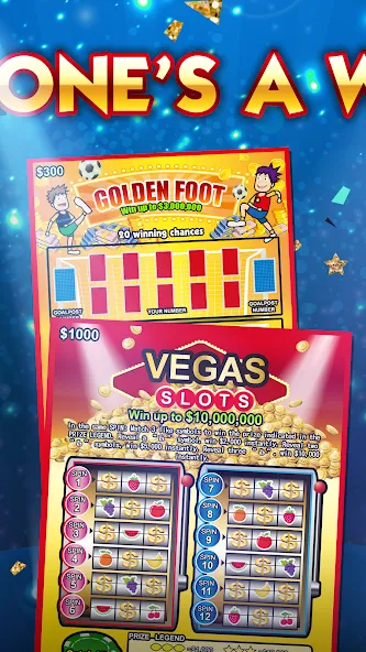 Lottery Scratch Off - Mahjong [MOD: безлимитные монеты и бонусы] Screenshot 2