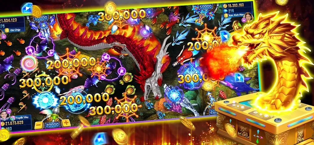 Dragon King:fish table games [MOD: безлимитные монеты и бонусы] Screenshot 4