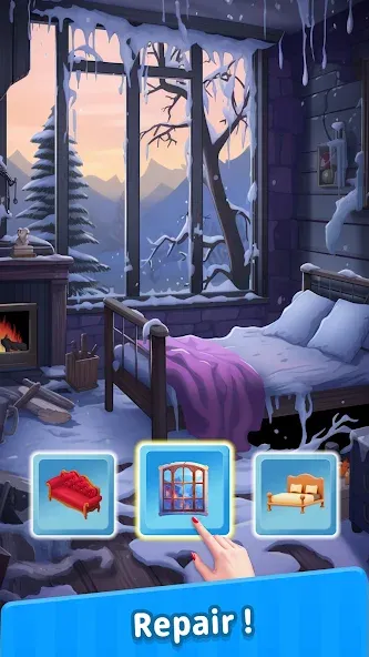 Merge Designer - Decor &amp; Story [MOD: безлимитные деньги и ресурсы] Screenshot 2