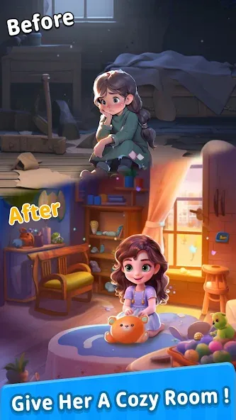 Merge Designer - Decor &amp; Story [MOD: безлимитные деньги и ресурсы] Screenshot 3