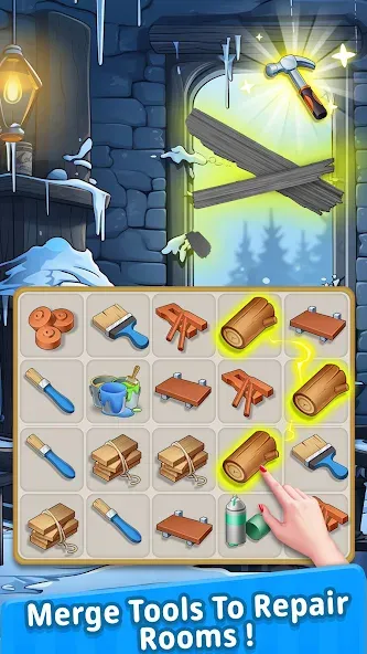 Merge Designer - Decor &amp; Story [MOD: безлимитные деньги и ресурсы] Screenshot 4