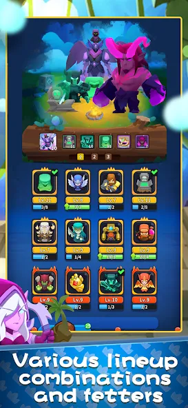 Merge Heroes: Tower Defense [MOD: безлимитные монеты и алмазы] Screenshot 5