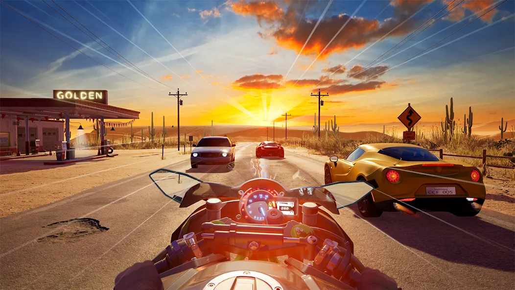 Speed Moto Dash:Real Simulator [MOD: безлимитные деньги и все мотоциклы открыты] Screenshot 4