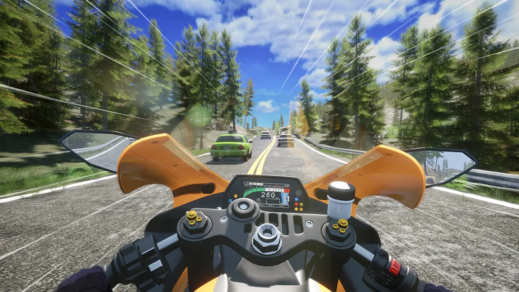Speed Moto Dash:Real Simulator [MOD: безлимитные деньги и все мотоциклы открыты] Screenshot 5