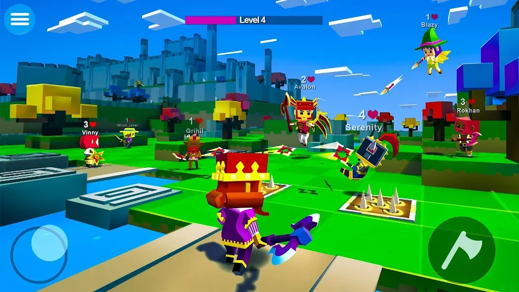 AXES.io [MOD: много денег и все скины] Screenshot 1