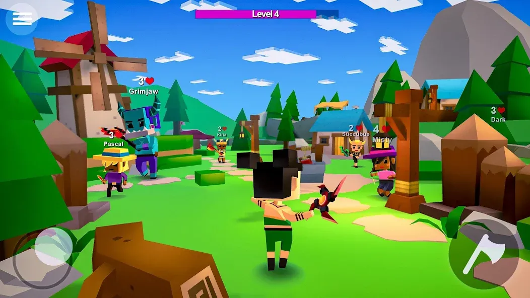 AXES.io [MOD: много денег и все скины] Screenshot 2