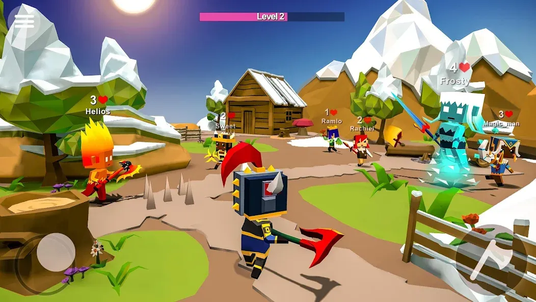 AXES.io [MOD: много денег и все скины] Screenshot 5