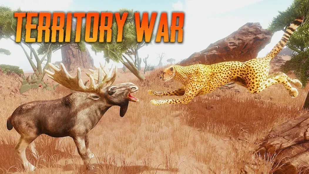 The Moose - Animal Simulator [MOD: безлимитные монеты и здоровье] Screenshot 2