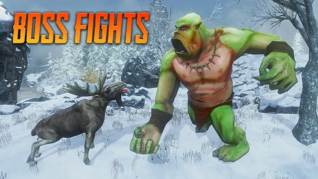 The Moose - Animal Simulator [MOD: безлимитные монеты и здоровье] Screenshot 3
