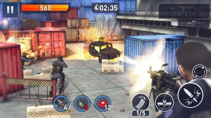 Elite Killer: SWAT [MOD: безлимитные патроны и открыто оружие] Screenshot 1