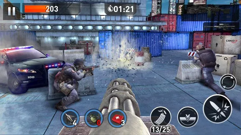Elite Killer: SWAT [MOD: безлимитные патроны и открыто оружие] Screenshot 3