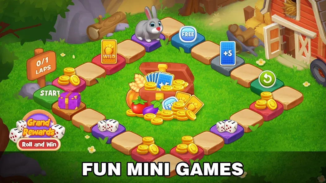 Solitaire Farm: Card Games [MOD: безлимитные монеты и подсказки] Screenshot 3