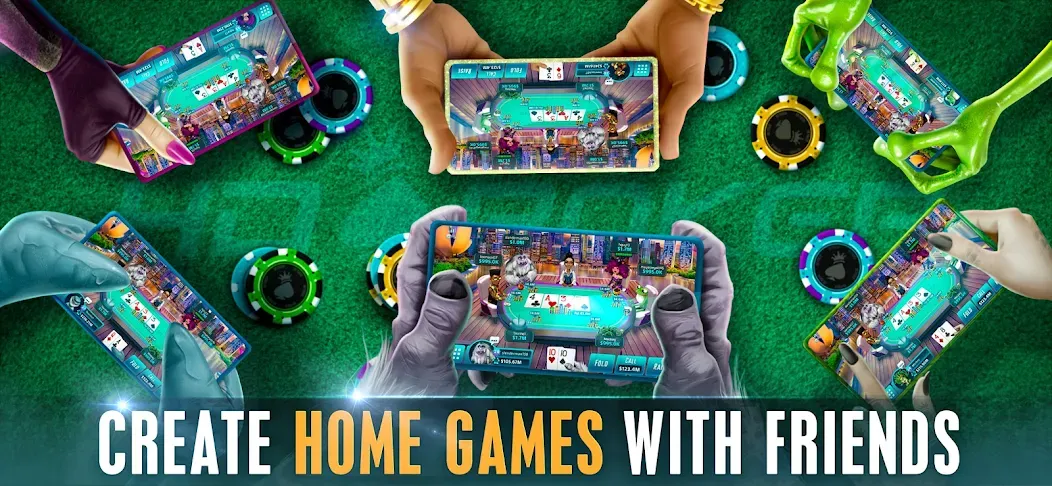 HD Poker: Texas Holdem Casino [MOD: безлимитные фишки и все столы открыты] Screenshot 2