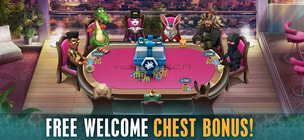 HD Poker: Texas Holdem Casino [MOD: безлимитные фишки и все столы открыты] Screenshot 3