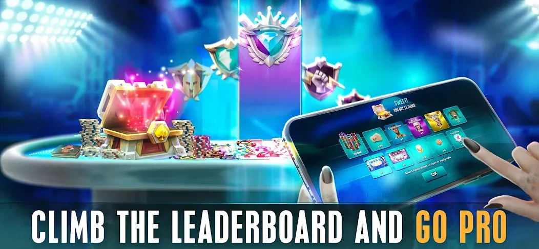 HD Poker: Texas Holdem Casino [MOD: безлимитные фишки и все столы открыты] Screenshot 4