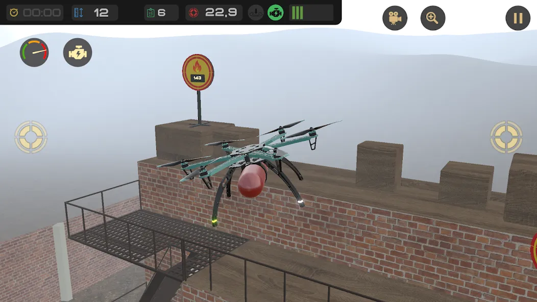 Edu Drone Simulator [MOD: безлимитные монеты и все уровни] Screenshot 2