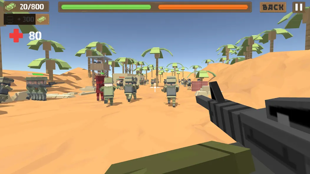 Border Wars: Army Simulator [MOD: безлимитные деньги и оружие] Screenshot 3