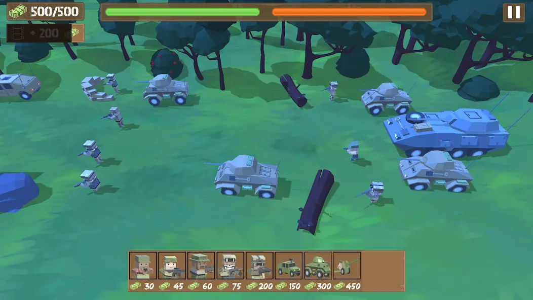 Border Wars: Army Simulator [MOD: безлимитные деньги и оружие] Screenshot 5
