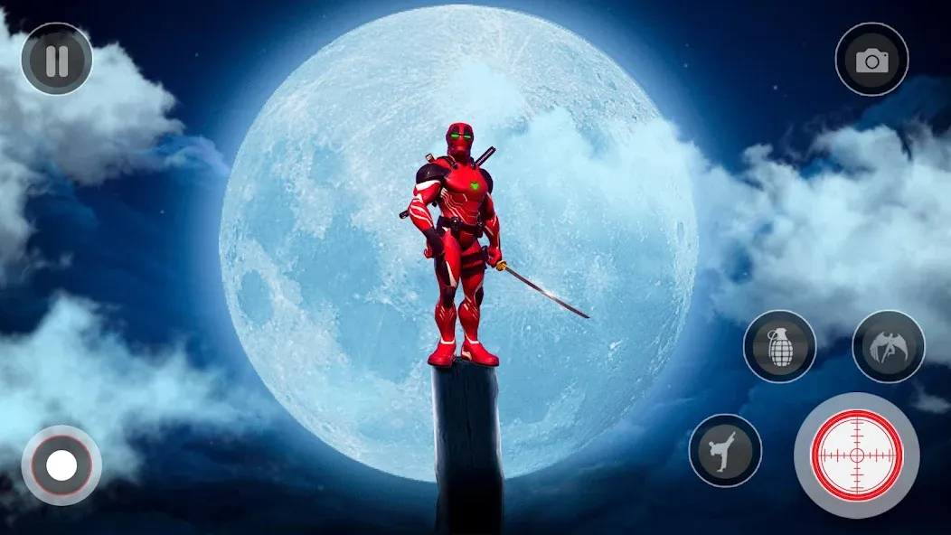 Spider Miami Rope Hero Ninja [MOD: безлимитные деньги и суперсилы] Screenshot 2