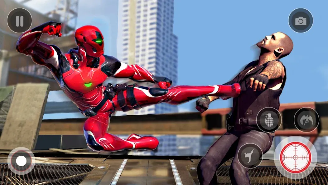 Spider Miami Rope Hero Ninja [MOD: безлимитные деньги и суперсилы] Screenshot 3