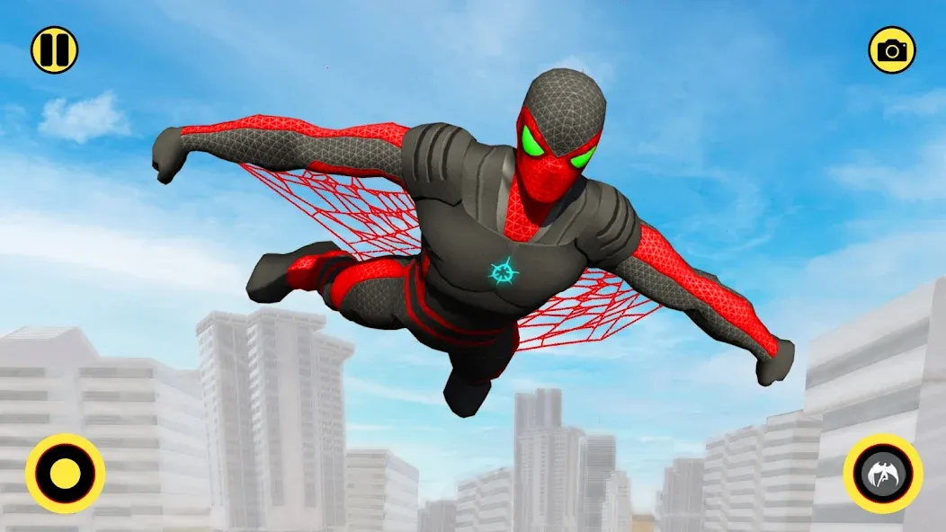 Spider Miami Rope Hero Ninja [MOD: безлимитные деньги и суперсилы] Screenshot 4