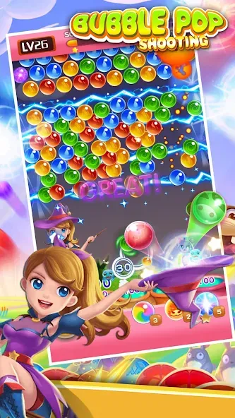 Bubble Pop - Classic Bubble Sh [MOD: все уровни и без рекламы] Screenshot 1