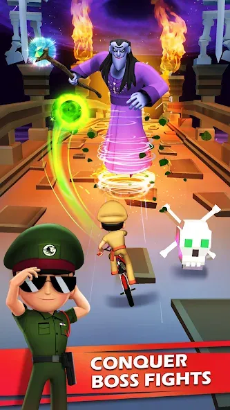 Little Singham Cycle Race [MOD: безлимитные монеты и все велосипеды] Screenshot 5