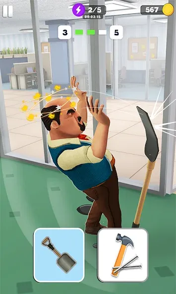 The Office : Prank The Boss [MOD: безлимитные монеты и подсказки] Screenshot 2