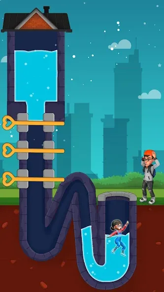 Pull The String : Nick's Quest [MOD: открыты все уровни и персонажи] Screenshot 2