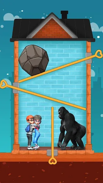 Pull The String : Nick's Quest [MOD: открыты все уровни и персонажи] Screenshot 5
