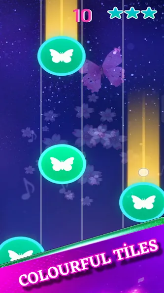 Pop Piano Fire : Magic Tiles 2 [MOD: безлимитные жизни и разблокированы песни] Screenshot 1