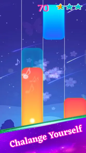 Pop Piano Fire : Magic Tiles 2 [MOD: безлимитные жизни и разблокированы песни] Screenshot 2