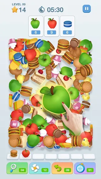 Joy Match 3D [MOD: безлимитные монеты и все уровни] Screenshot 2