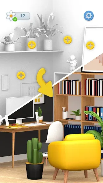 Joy Match 3D [MOD: безлимитные монеты и все уровни] Screenshot 3