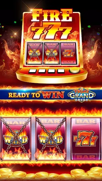 Vegas Grand Slots:Casino Games [MOD: безлимитные монеты и бонусы] Screenshot 3