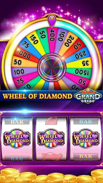 Vegas Grand Slots:Casino Games [MOD: безлимитные монеты и бонусы] Screenshot 4