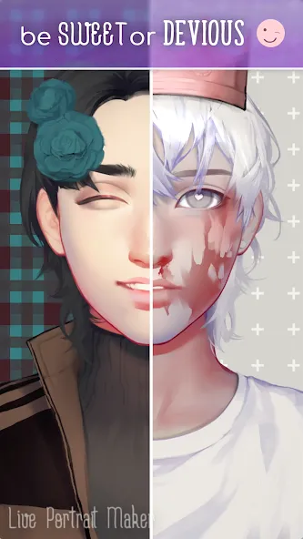 Live Portrait Maker: Guys [MOD: разблокированы все наряды и аксессуары] Screenshot 5