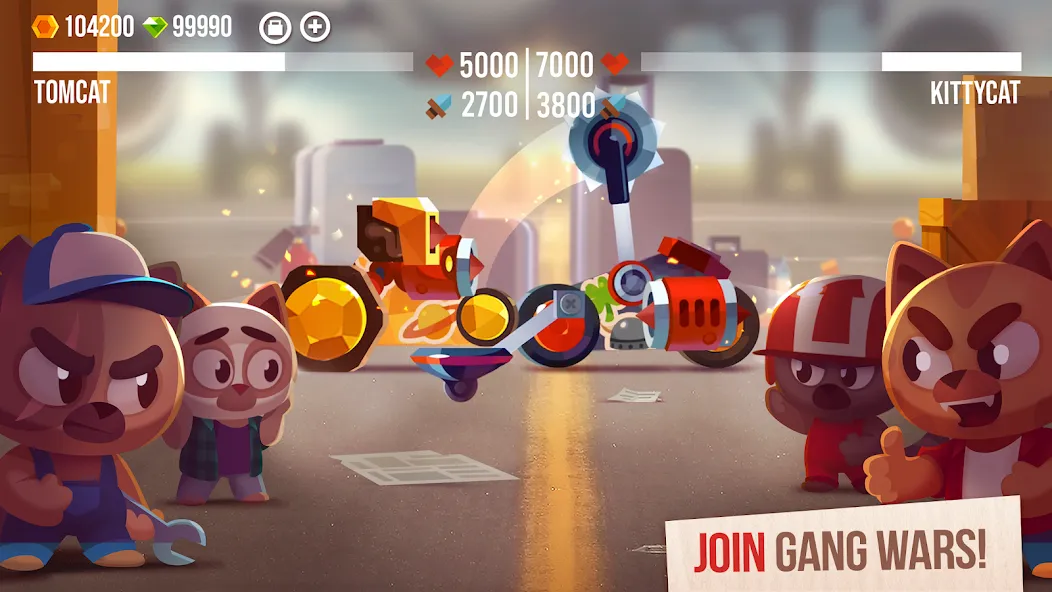 CATS: Crash Arena Turbo Stars [MOD: безлимитные монеты и усиленные машины] Screenshot 4