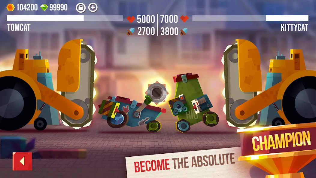 CATS: Crash Arena Turbo Stars [MOD: безлимитные монеты и усиленные машины] Screenshot 5
