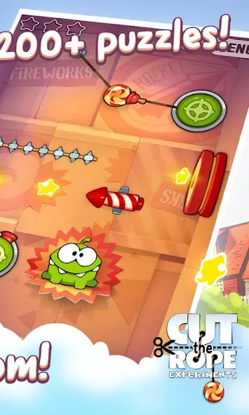 Cut the Rope: Experiments [MOD: безлимитные монеты и все уровни открыты] Screenshot 2