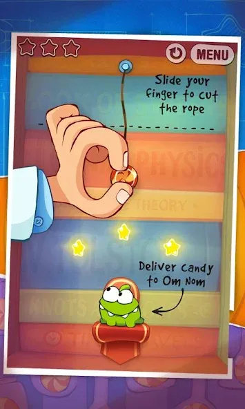 Cut the Rope: Experiments [MOD: безлимитные монеты и все уровни открыты] Screenshot 5