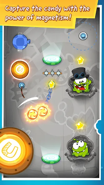 Cut the Rope: Time Travel [MOD: безлимитные подсказки и открыты все уровни] Screenshot 2