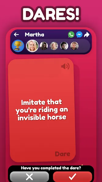Truth or Dare Party Game [MOD: безлимитные задания и веселая вечеринка] Screenshot 3