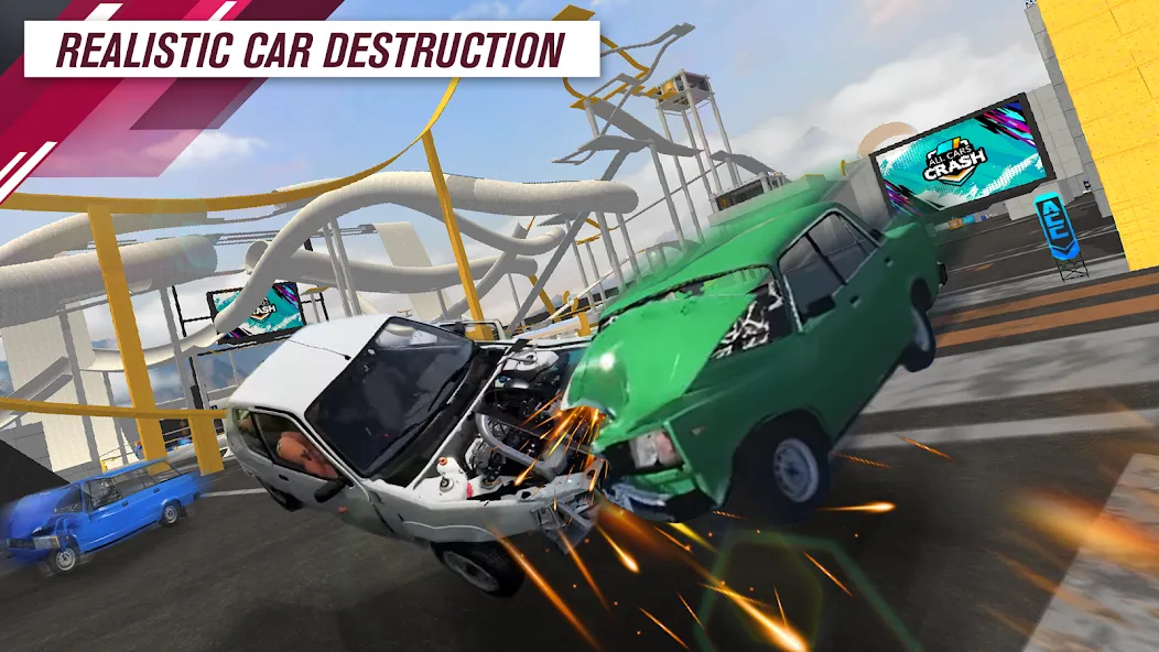 All Cars Crash [MOD: безлимитные деньги и открыты все машины] Screenshot 2