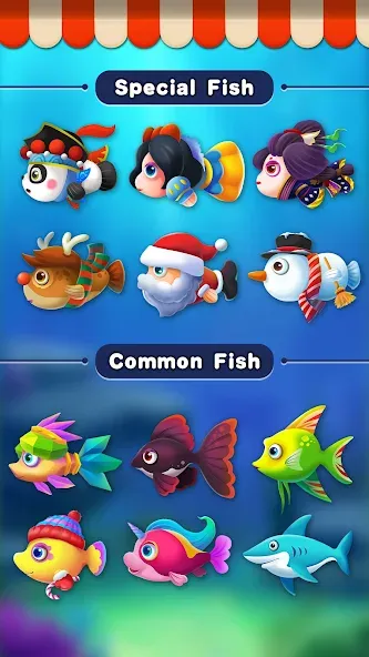 Solitaire Fish Klondike Card [MOD: без рекламы и много монет] Screenshot 2