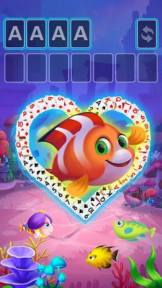 Solitaire Fish Klondike Card [MOD: без рекламы и много монет] Screenshot 4
